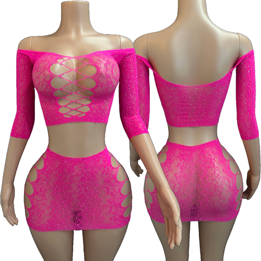 Dahlia Set Pink