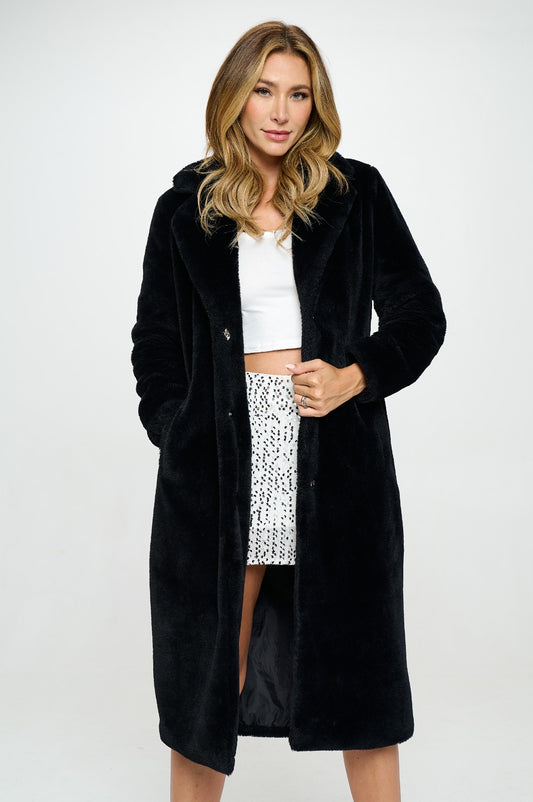 Black Longline Coat