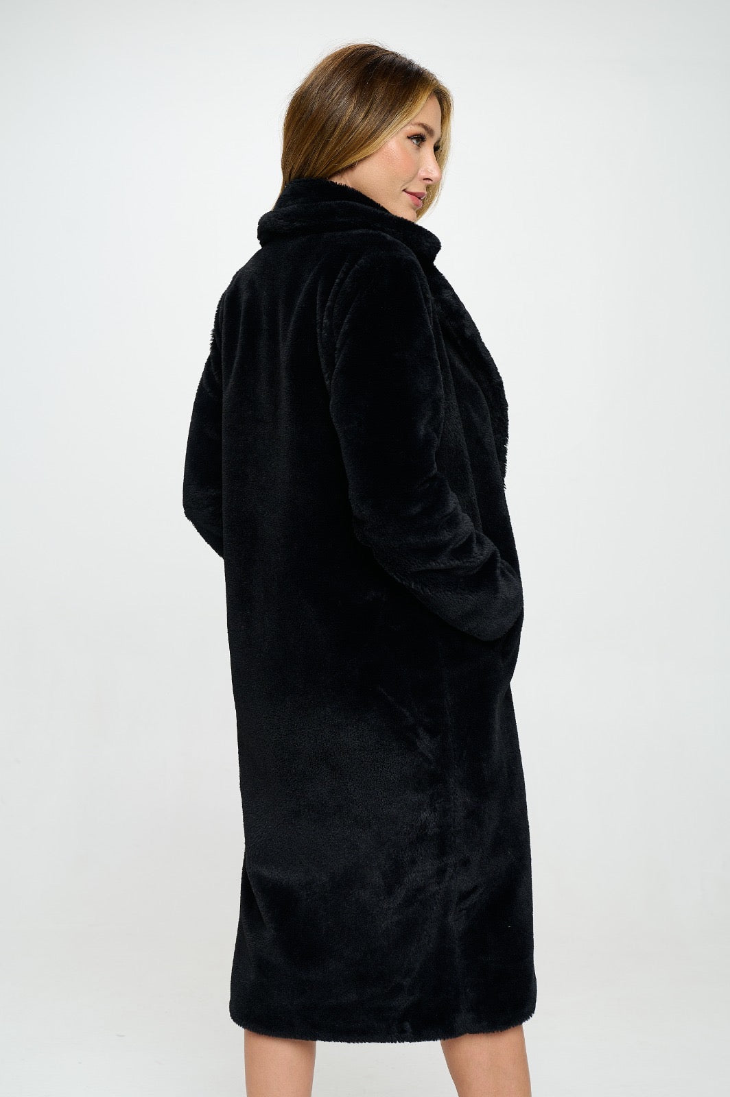 Black Longline Coat